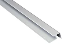 Fibo Rounded External Corner 2.4m - Aluminium