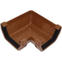 Floplast RAS1 Square 90Deg Angle Brown