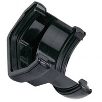 Floplast RDS1 Square to Round Gutter Adaptor Black