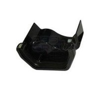 Floplast RDS4 Square to Cast Iron Ogee L/H Black