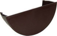 Floplast RE2 Round Internal Stopend Brown