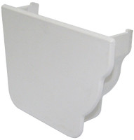 Floplast REN3 Niagara Left Internal Stopend White