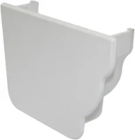 Floplast REN4 Niagara Right Internal Stopend White