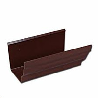Floplast RGN4 Niagara 4m Gutter Brown