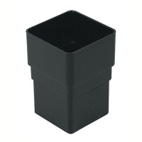 Floplast RSS1 Square Pipe Socket Black