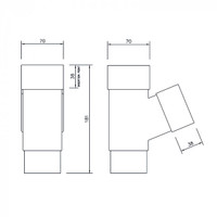 Floplast RYS1 Square 112.5 Branch 