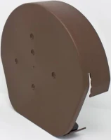 klober Brown Ridge End Pack Half Round