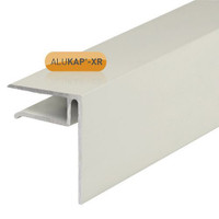 Alukap-XR 10mm End Stop Bar 3.6m White