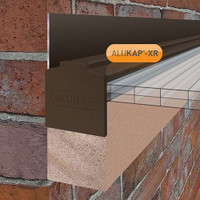 Alukap-XR 60mm Wall Bar 3.0m  No RG BR Alu E/Cap
