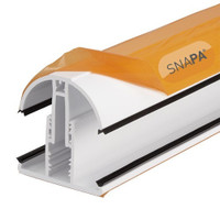 Snapa Lean-to Bar 10 16 25 32and35mm.Inc.Endcp 2.5m White