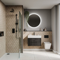 Fibo New Urban Tile Collection - Rough Cement