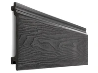 Cladco Woodgrain Composite Cladding Charcoal woodgrain