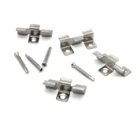 Composite Decking Stainless Steel Clips + M4x30 SS Wood Screws 