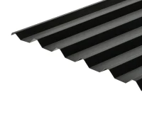 black metal roofing sheet