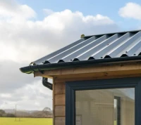Cladco 34/1000 Box Profile PVC Plastisol Coated 0.7mm Metal Roof Sheet Black - 2900mm