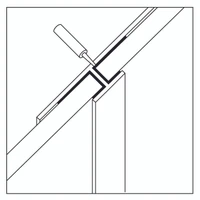 Showerwall Compact 3mm x 2450mm Continuous Run Trim