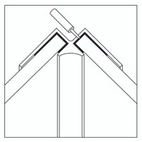 Showerwall Compact 3mm x 2450mm Internal Corner Trim
