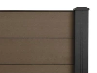 Composite Fencing Coffee 210mm x 3.6m