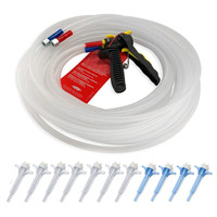 Froth-Pak Spray Foam Gun & Hoses with 12 mixed Spray Nozzles