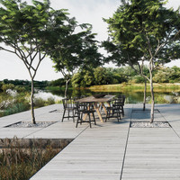 Fire Deck EXADECK Ceramic Decking - non-combustible decking walkway