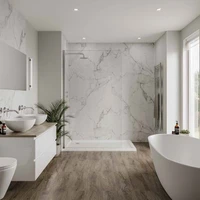 Multipanel Linda Barker Collection Calacatta Marble