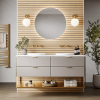 Naturepanel Bleached Cuneo Oak Nature Panel Shower Board