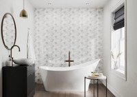 Showerwall Acrylic Panels - Patterns - Scallop Marble SCA66