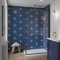 Showerwall Acrylic Panels - Patterns - Starlight Sapphire SCA55