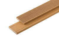 Cladco WPC Trim Skirting trim 55 x 10mm Teak 2.2m long
