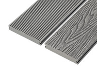 Cladco Reversible Solid Composite Decking Stone Grey
