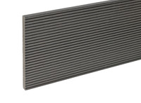 Cladco WPC Narrow Grooves Fascia Board Charcoal