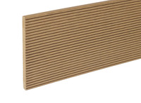 Cladco WPC Narrow Grooves Fascia Board Teak