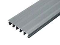 3.6m Aluminium Decking Board - Stone Grey