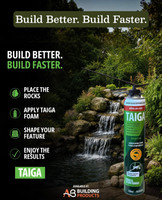 Taiga Landscape Pond and Waterfall Expanding Foam 700ml
