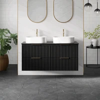 Multipanel Waterproof Bathroom Flooring - Tile Grout Salerno