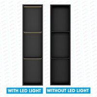 TALL MATT BLACK SHOWER NICHE TRAYS