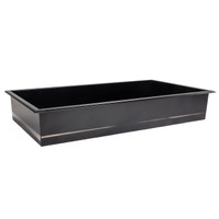 Shower niche tray depth matte black