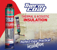 Thermcoat Thermal & Acoustic Insulation PU Spray Foam