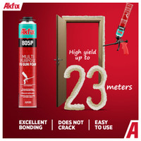 AKFIX 805P Multi‑Purpose PU Construction Foam Gun-Grade 750ml