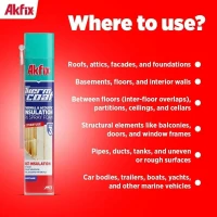 Thermcoat Insulation and Acoustic Spray Foam - Straw Nozzle Where to Use