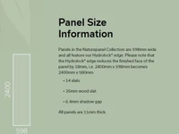 Multipanel Naturepanel Sizes