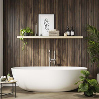 Naturepanel Warmia Walnut Nature Panel Shower Board