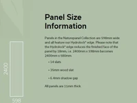 Multipanel Naturepanel Sizes
