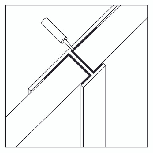 Showerwall Joining Strip (H Trim) – 2450mm