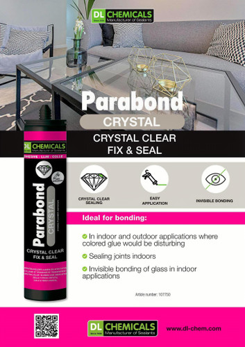 Parabond Crystal Clear Adhesive Sealant Information