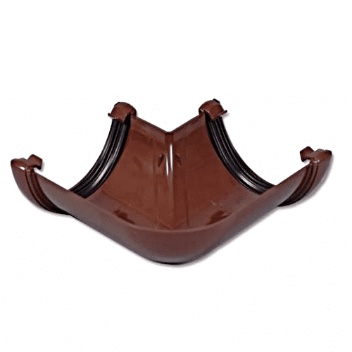 Floplast RA1 Round 90Deg Angle Brown