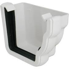 Floplast REN1 Niagara Left External Stopend White
