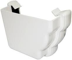 Floplast REN2 Niagara Right External Stopend White