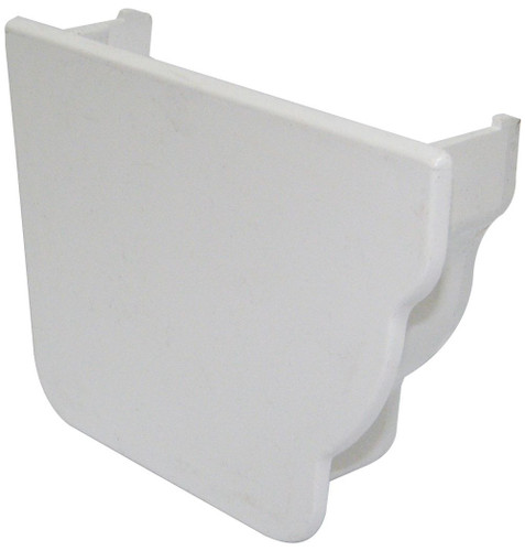 Floplast REN3 Niagara Left Internal Stopend White