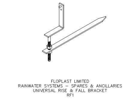 Floplast RF1 Universal Rise and Fall Rafter Bracket